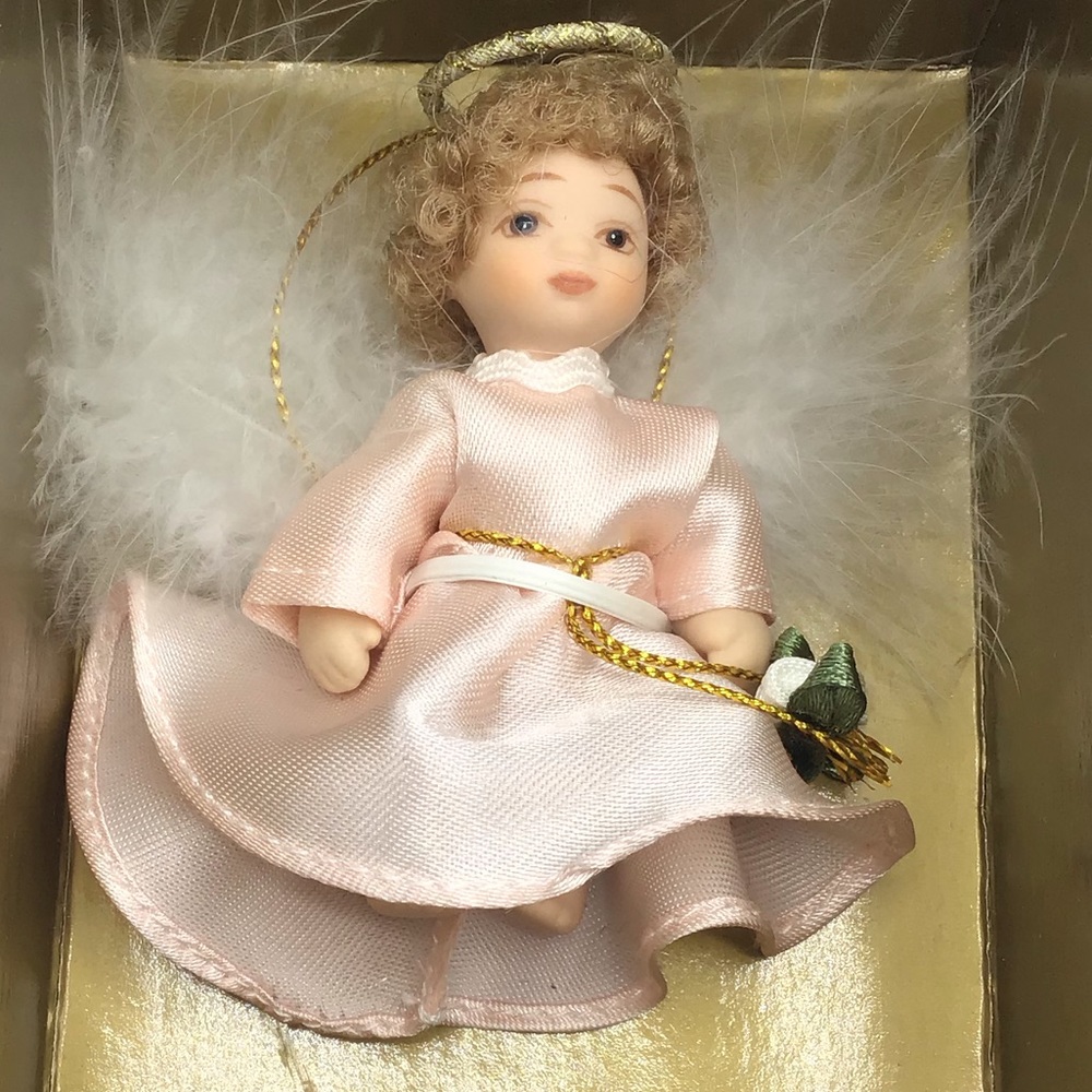 Angel Joy Porcelain Ornament